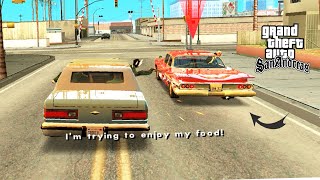 Drive Thru Mission GTA San Andreas - CJ, Big Smoke, Sweet, Ryder