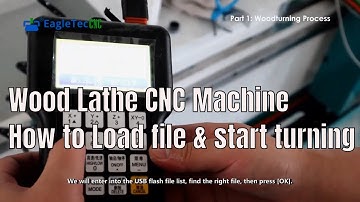 Everything You Should Know About Wood Lathe CNC Machine – Part 5: Load The Design and Start Turning