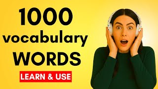 How To Learn And Use 1000 English Vocabulary Words Easily | Fluency Training