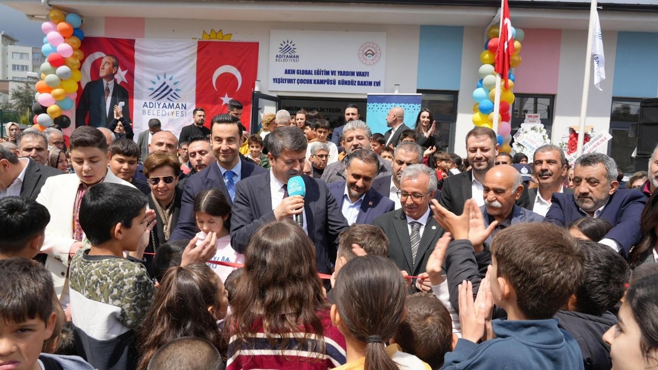 Adıyaman Belediyesi tarafından Yeşilyurt Mahallesi’nde çocuk kampüsü hizmete girdi