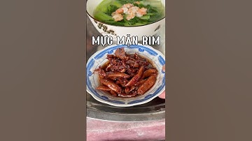 Mực mặn rim ăn cơm ngày mưa thứ gì chịu cho mỗi #sonkitchen #food #amthuc #cooking #monngon #nauan