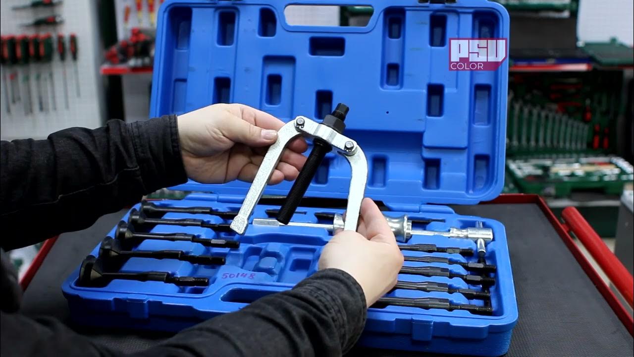Съемник внутренних подшипников, цанговый с обратным молотком 8-58 мм ...