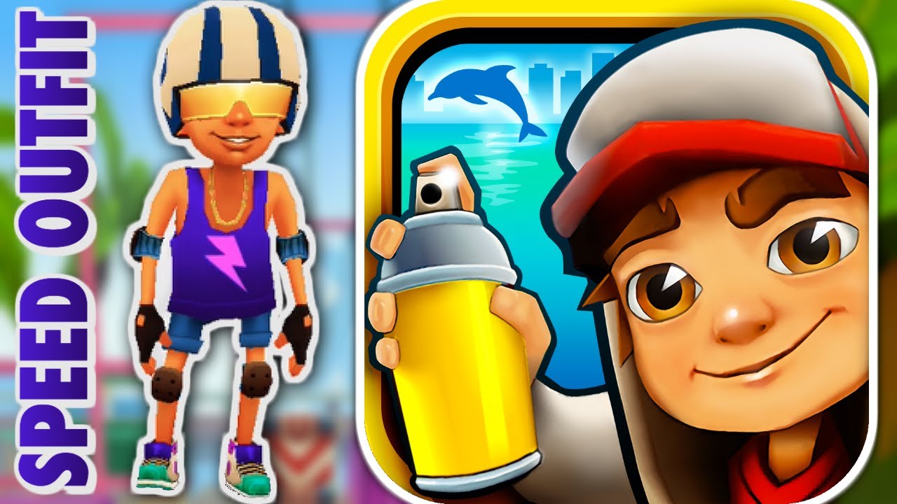 Subway Surfers: Miami - NICK SPEED OUTFIT (iPhone Gameplay Video