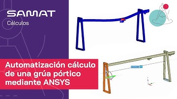 Automatización del cálculo estructural de una grúa pórtico mediante ANSYS