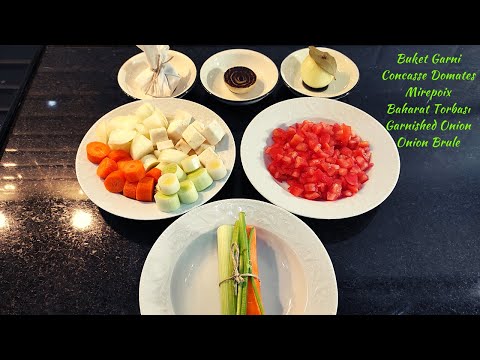 LEZZET VERİCİ KARIŞIMLAR NEDİR? Buket Garni,Mirepoix Sebzeler, Concasse Domates, Baharat Torbası