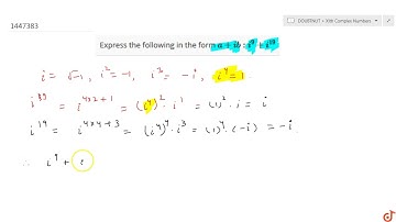 Express the following in the form  ltmath gt  ltmrow gt  ltmi gta lt/mi gt ltmo gt+ lt/mo gt l