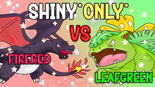 Pokemon 🔥 FireRed VS 🌳 LeafGreen ✨ SHINY ONLY CHALLENGE ✨