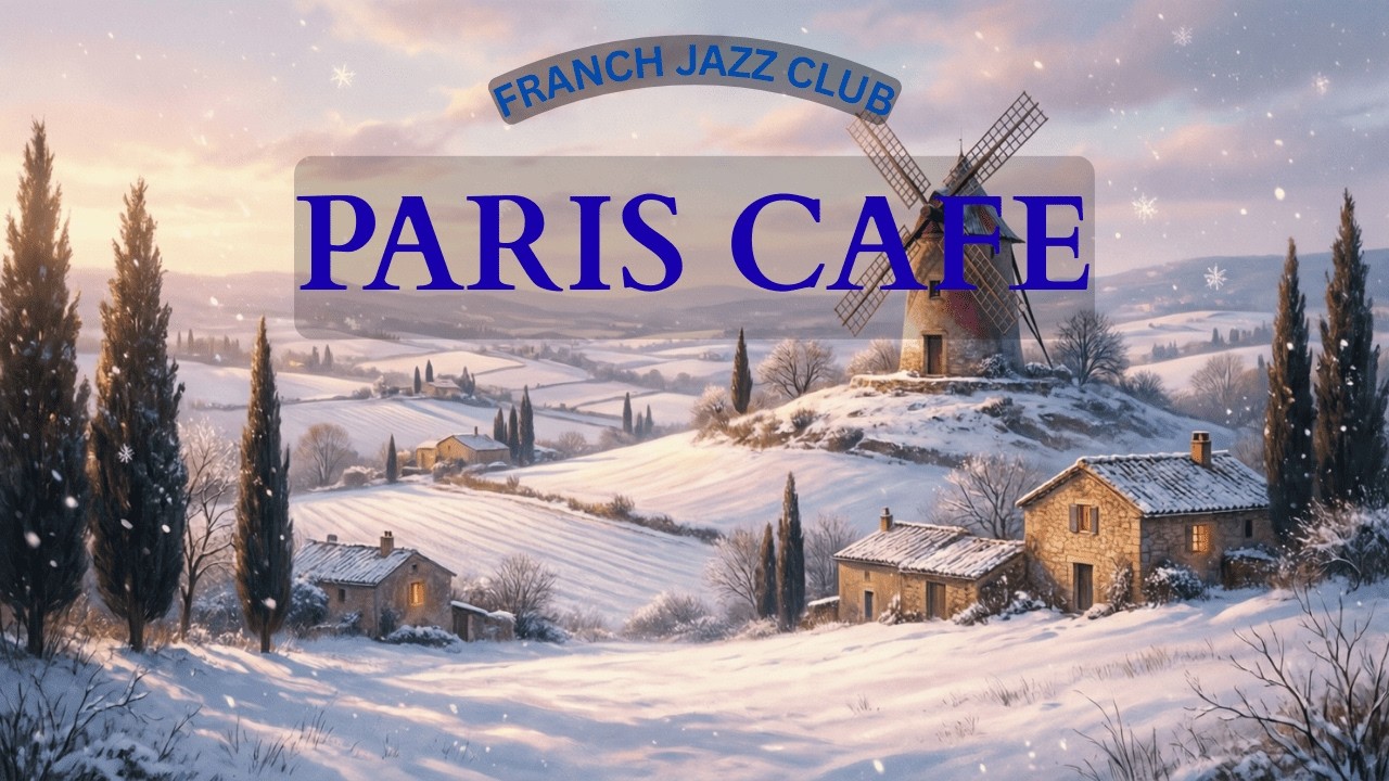 Paris Café ☕ French Jazz Instrumental Music | Relaxing Parisian Café Winter Ambience