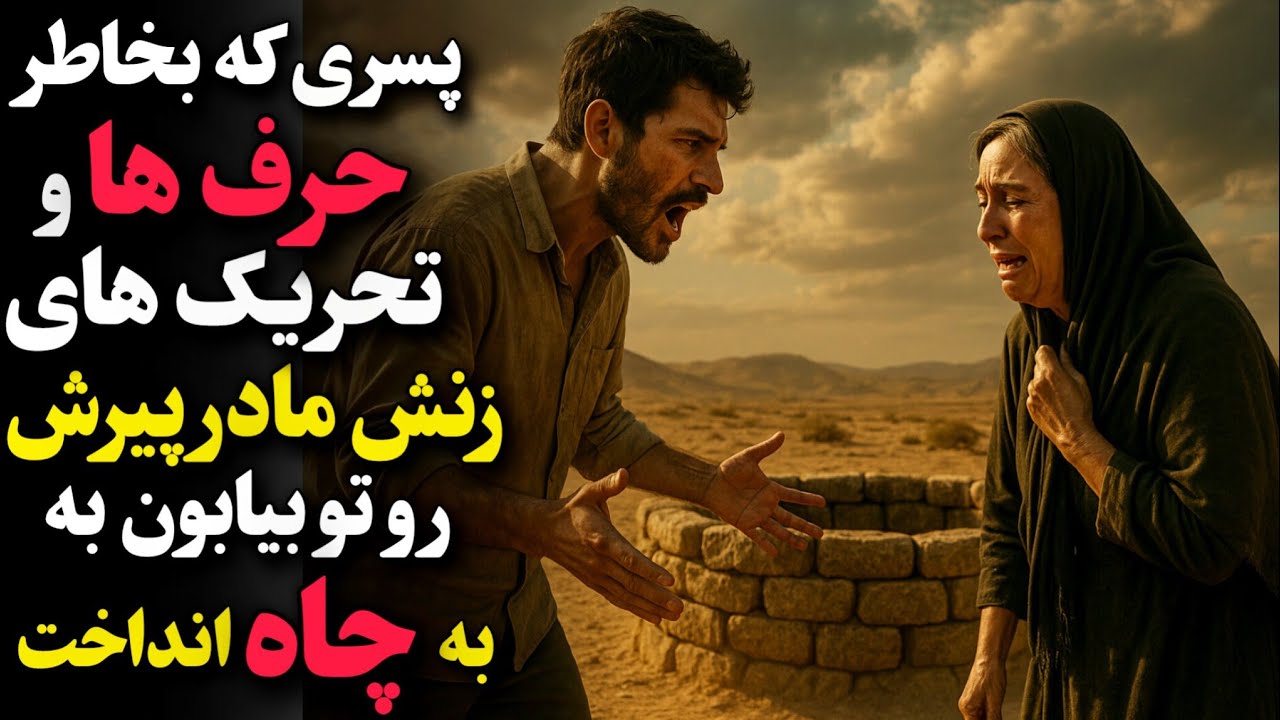 داستان مردی که بخاطر حرفها و تحریک های زنش مادر پیرشو به چاه در بیابان انداخت😱شوکه میشید از شنیدنش