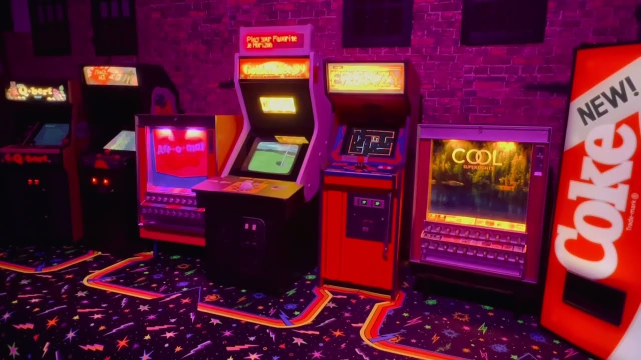 Arcade Ambiance: featuring our largest cab to date! - Golden Tee x RepliCade with DMD Topper