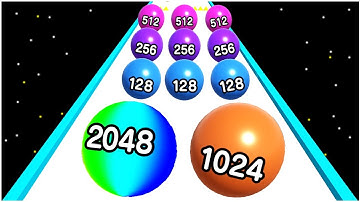 Merge Ball Run 2048 - Gameplay Walkthrough - (update ver 1.3)