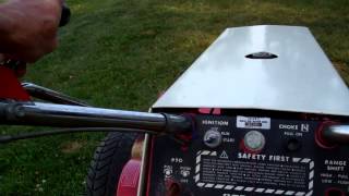 Gravely 546 (1975) - in HD - daul wheels, sulky, 40 inch com. mower & super sharp blades
