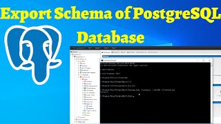 03 Export Schema of Postgresql Database