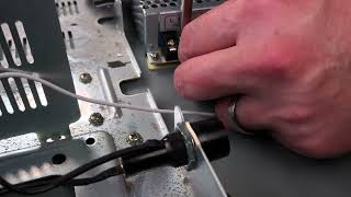 Converting a Commodore 8250LP disk drive from 220V to 110V power