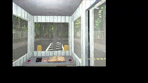 WORKING THE NIGHT SHIFT AT A SECURITY BOOTH.....