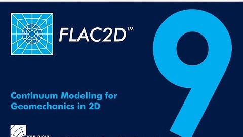 Getting Started with FLAC2D 9.0 Itasca Software (Jan 2023)