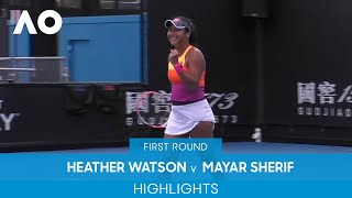 Heather Watson v Mayar Sherif Highlights (1R) | Australian Open 2022 screenshot 2