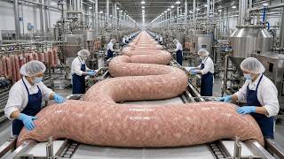 Inside a Mega Sausage Factory - How Millions of Sausages Are Made