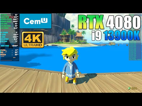 The Legend of Zelda The Wind Waker HD | CEMU Emulator | Playable✔️ | RTX 4080 | i9 13900K | 4K 60FPS