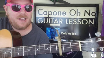How To Play Oh No (tiktok) Guitar Kreepa (capone) / easy guitar tutorial beginner lesson easy chords