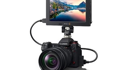 Panasonic S1H  new firmware add 6K Braw Blackmagic 12G video assist