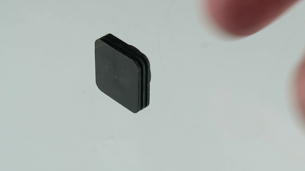 G23934 - Black Anodized Aluminum 0.66" square x 0.266" Tall Unique Heatsink
