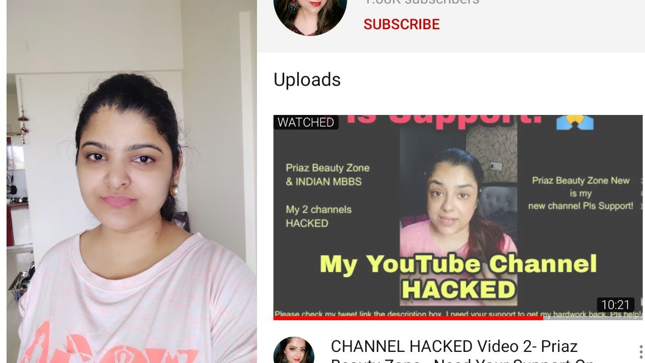 Priaz Beauty Zone Channel Hacked / #pbzfam / support her/Priaz Beauty ...