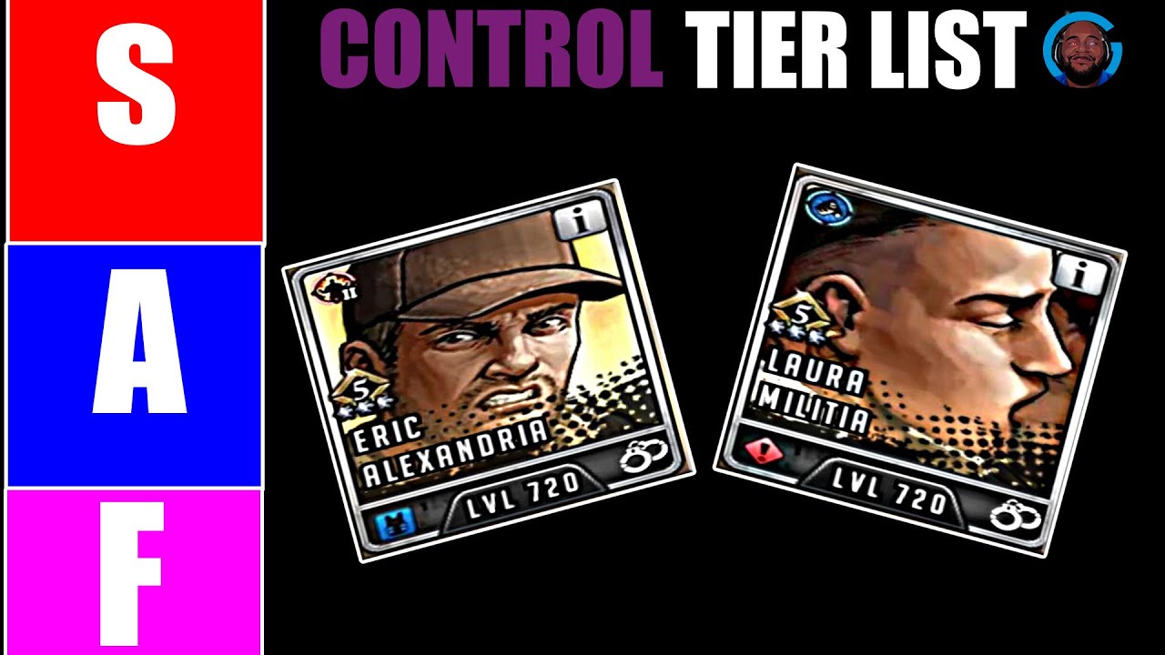 TWD RTS: Control Tier List | Who is the BEST Control Toons in RTS