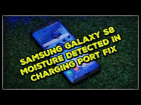 Samsung Galaxy S8 Moisture Detected In Charging Port Fix | Samsung Galaxy S8 & S8+ Moisture Error