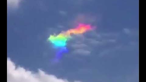 Rainbow clouds-One of the rarest optical phenomena in nature