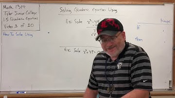 1.5.3 Quadratic Equations – Solving By Using Square Roots (Part 1)