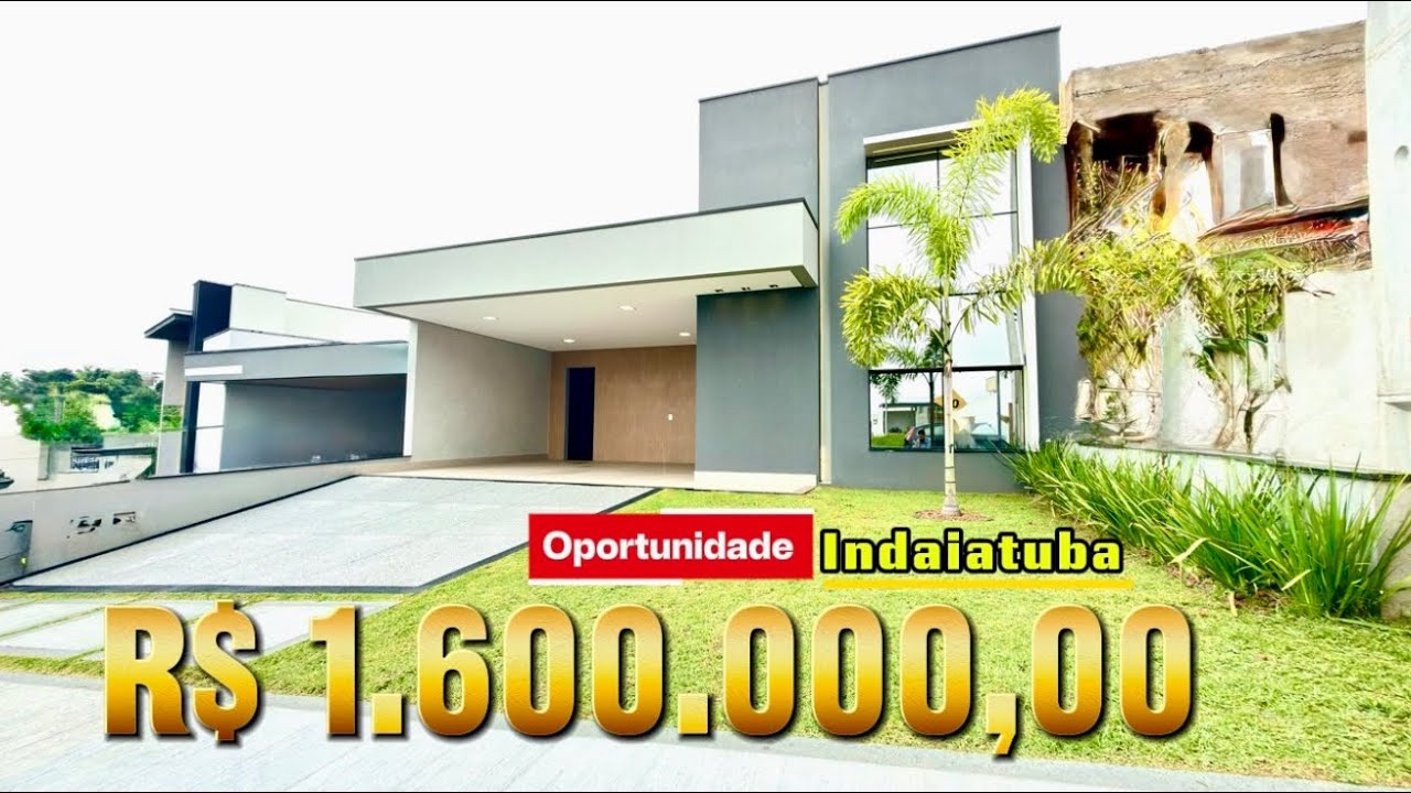 Conheça Seu Novo Lar em Indaiatuba, Casa Nova a Venda em Condomínio Fechado | Piscina, 3 Suítes 