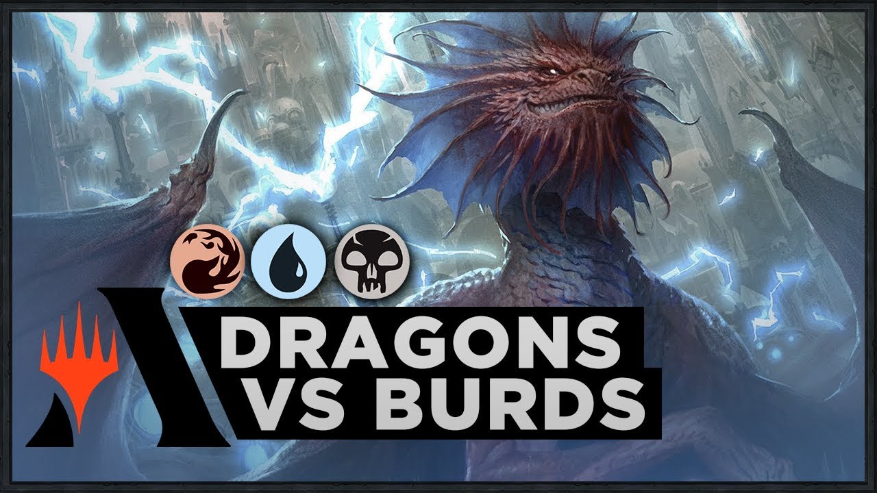 standard deck list magic the gathering Dragons vs Burds | Ravnica Allegiance Standard Gameplay (MTG Arena)