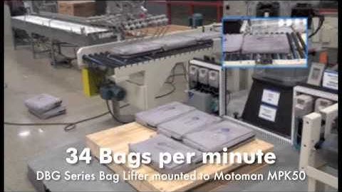 34 bags per minute - Bag Gripper Video 3