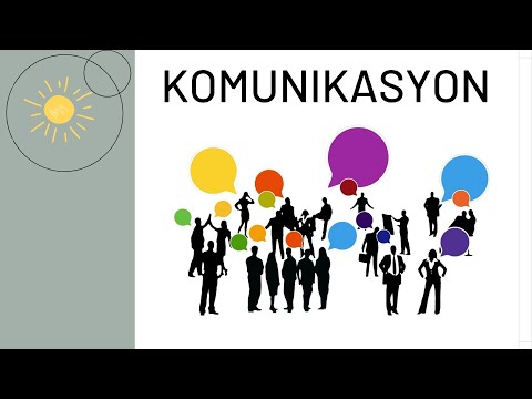 Video: Relasyong Sikolohiya: Komunikasyon