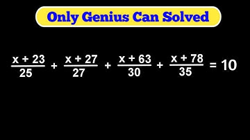 Math Olympiad | A Nice Algebra Problem | Find Out x?
