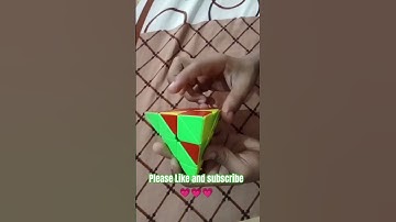 How to solve pyraminx cube with easiest method #shorts