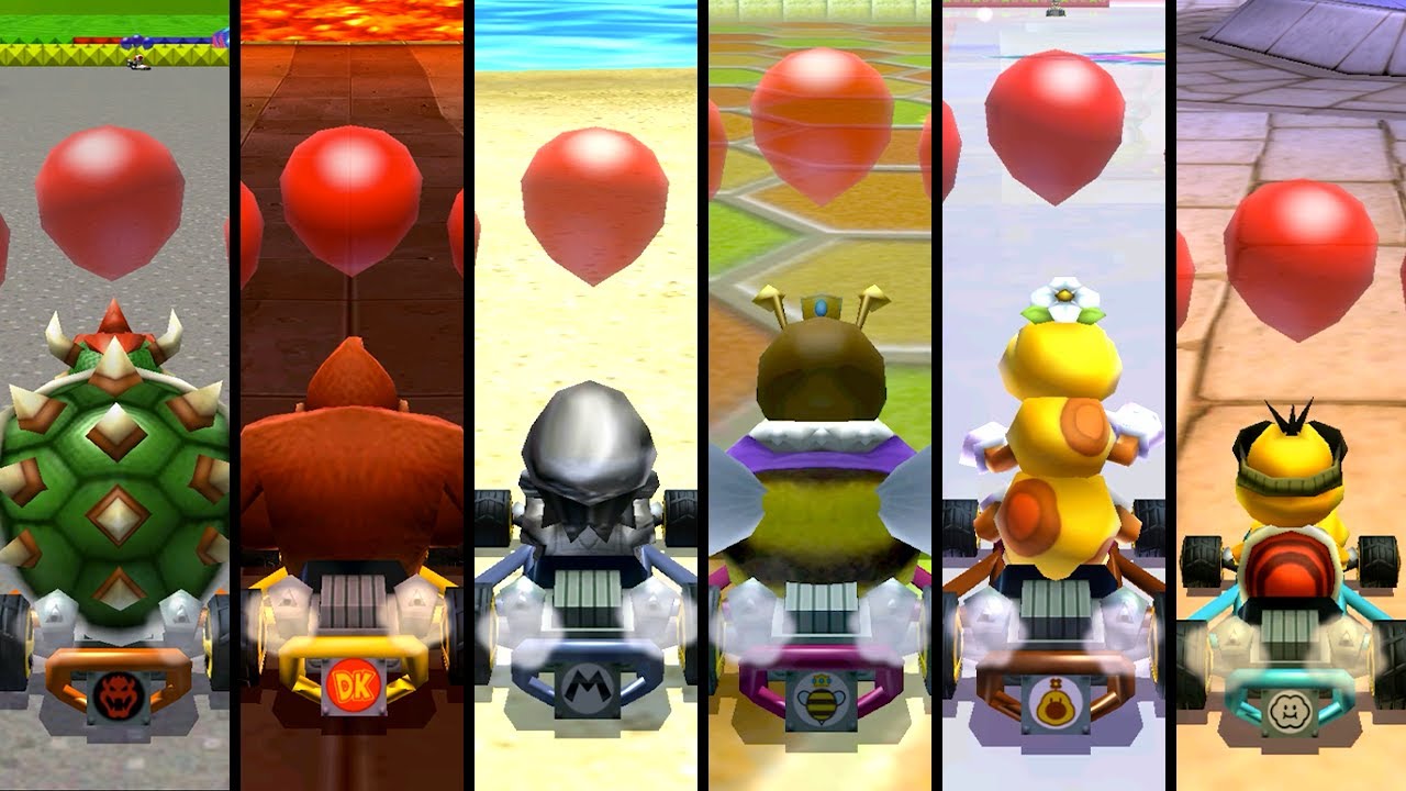 Mario Kart 7 - Balloon Battle (All Courses)