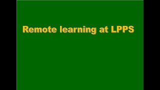 Principal's message   remote learning model