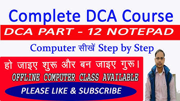 Save as I page setup I print I exit I undo I cut I copy I paste I option ka use i #notepad I #dca