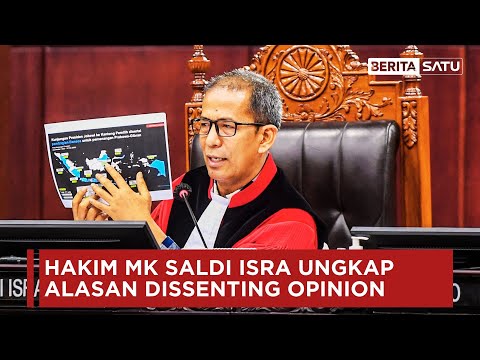 Hakim Saldi Isra Ungkap Alasan Dissenting Opinion