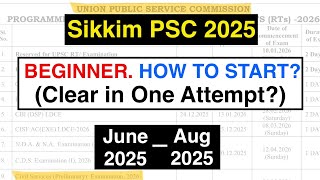 Sikkim PSC 2025 - *if not started yet*, this is for you! (SPSC 2 months strategy) #sikkim #spsc