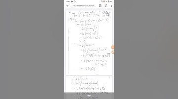 Fourier series for functions having point of discontinuity