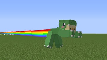 Nyan cat. Minecraft Note Blocks.