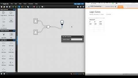 Using LogicLy to find out about Logic Gates