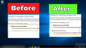 How to restore missing "High performance" power plan in windows 10
