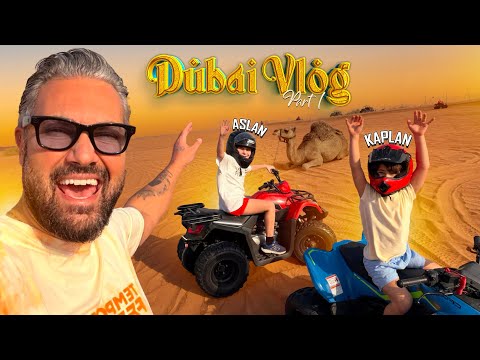 Aslan ve Kaplan ile DUBAI'de 48 SAAT VLOG! 🐪 Çölde ATV Sürdük