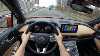 2023 Hyundai Santa Fe POV TEST DRIVE screenshot 4