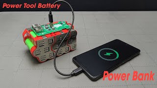 DIY Power Tool Battery That Doubles as a Power Bank!