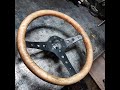 Making a wooden steering wheel